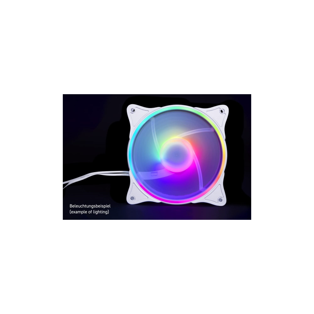 Produktbild för Alphacool Rise Aurora, Fan, 12 cm, 2500 RPM, 30 dB, 49,9 dB,...
