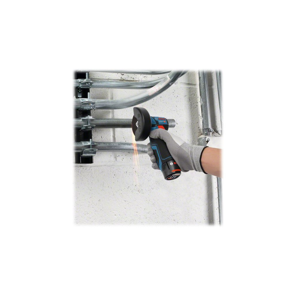Produktbild för Bosch GWS 12V-76 Professional - vinkelslip - 76 mm - 2 batterier
