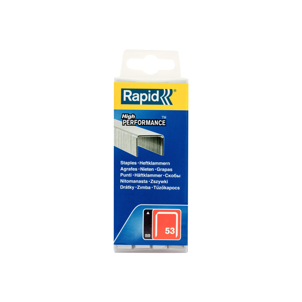 Produktbild för Rapid High Performance - klamrar - No. 53 - 8 mm - paket med 5000