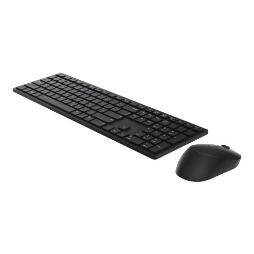 DELL Dell Pro Keyboard and Mouse KM5221W - Retail Box - sats med tangentbord och mus - QWERTY - USA, internationellt - svart Inmatningsenhet