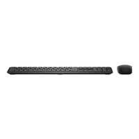 Produktbild för Dell Pro Keyboard and Mouse KM5221W - Retail Box - sats med tangentbord och mus - QWERTY - USA, internationellt - svart Inmatningsenhet