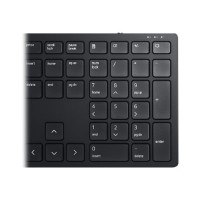 Produktbild för Dell Pro Keyboard and Mouse KM5221W - Retail Box - sats med tangentbord och mus - QWERTY - USA, internationellt - svart Inmatningsenhet