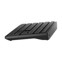 Produktbild för Dell Pro Keyboard and Mouse KM5221W - Retail Box - sats med tangentbord och mus - QWERTY - USA, internationellt - svart Inmatningsenhet