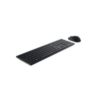 Produktbild för Dell Pro Keyboard and Mouse KM5221W - Retail Box - sats med tangentbord och mus - QWERTY - USA, internationellt - svart Inmatningsenhet