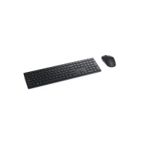 Produktbild för Dell Pro Keyboard and Mouse KM5221W - Retail Box - sats med tangentbord och mus - QWERTY - USA, internationellt - svart Inmatningsenhet