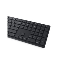 Produktbild för Dell Pro Keyboard and Mouse KM5221W - Retail Box - sats med tangentbord och mus - QWERTY - USA, internationellt - svart Inmatningsenhet