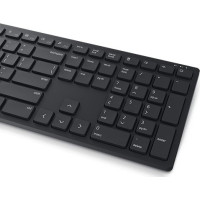 Produktbild för Dell Pro Keyboard and Mouse KM5221W - Retail Box - sats med tangentbord och mus - QWERTY - USA, internationellt - svart Inmatningsenhet