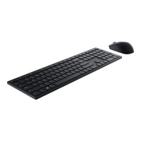 Produktbild för Dell Pro Keyboard and Mouse KM5221W - Retail Box - sats med tangentbord och mus - QWERTY - USA, internationellt - svart Inmatningsenhet
