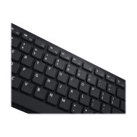 Produktbild för Dell Pro Keyboard and Mouse KM5221W - Retail Box - sats med tangentbord och mus - QWERTY - USA, internationellt - svart Inmatningsenhet