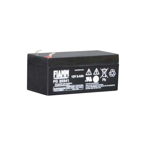 FIAMM FIAMM FG Series FG20341 - batteri - Bly-syra - 3.4 Ah