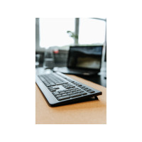 Produktbild för CHERRY KW 3000 - tangentbord - QWERTY - USA med eurosymbol - svart Inmatningsenhet