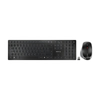 Produktbild för CHERRY DW 9500 SLIM - sats med tangentbord och mus - spansk - grå, svart Inmatningsenhet