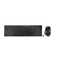 Produktbild för CHERRY DW 9500 SLIM - sats med tangentbord och mus - spansk - grå, svart Inmatningsenhet