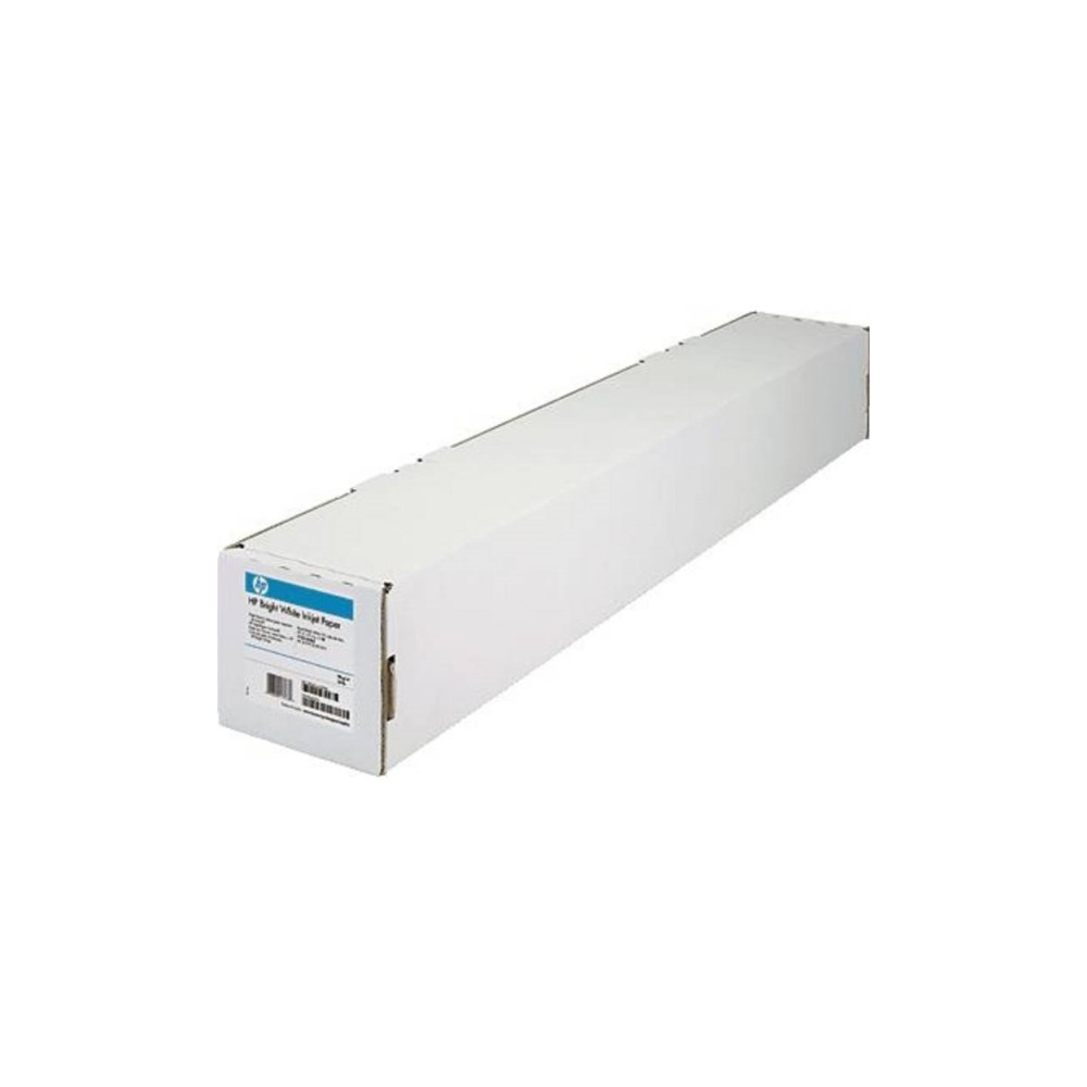 Produktbild för HP Bright White Inkjet Paper - papper - matt - 1 rulle (rullar) - Rulle (91,4 cm x 45,7 m) - 90 g/m²