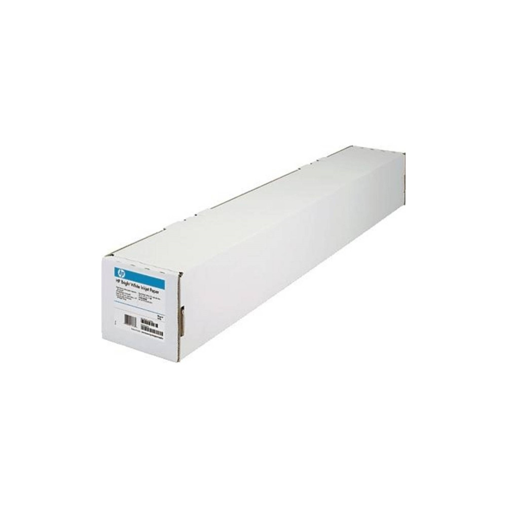 Produktbild för HP Bright White Inkjet Paper - papper - matt - 1 rulle (rullar) - Rulle (91,4 cm x 45,7 m) - 90 g/m²