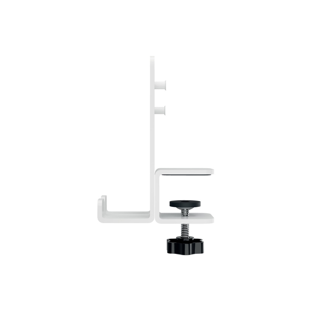 Produktbild för Leitz Ergo - pegboard skrivbord organiserare - 2 krokar - vit