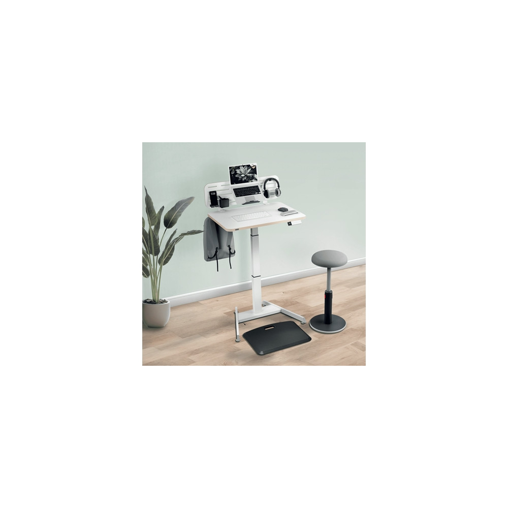 Produktbild för Leitz Ergo - pegboard skrivbord organiserare - 2 krokar - vit