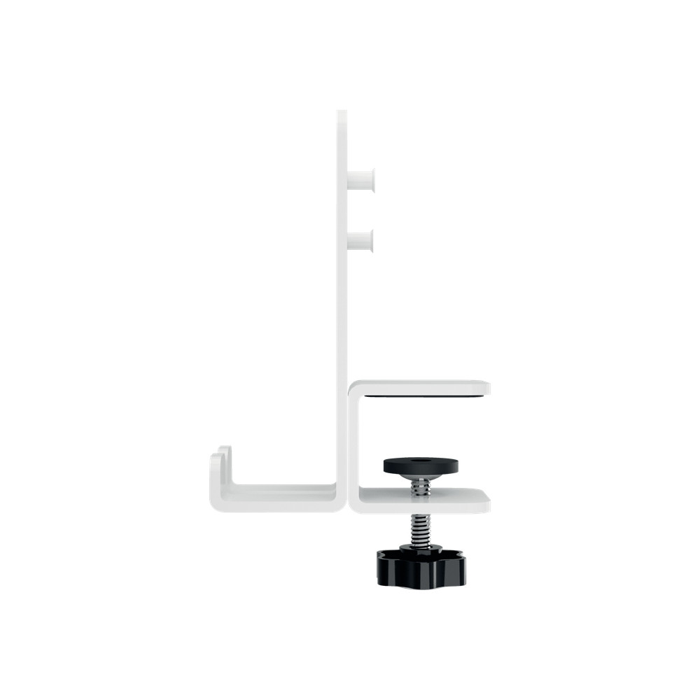 Produktbild för Leitz Ergo - pegboard skrivbord organiserare - 2 krokar - vit