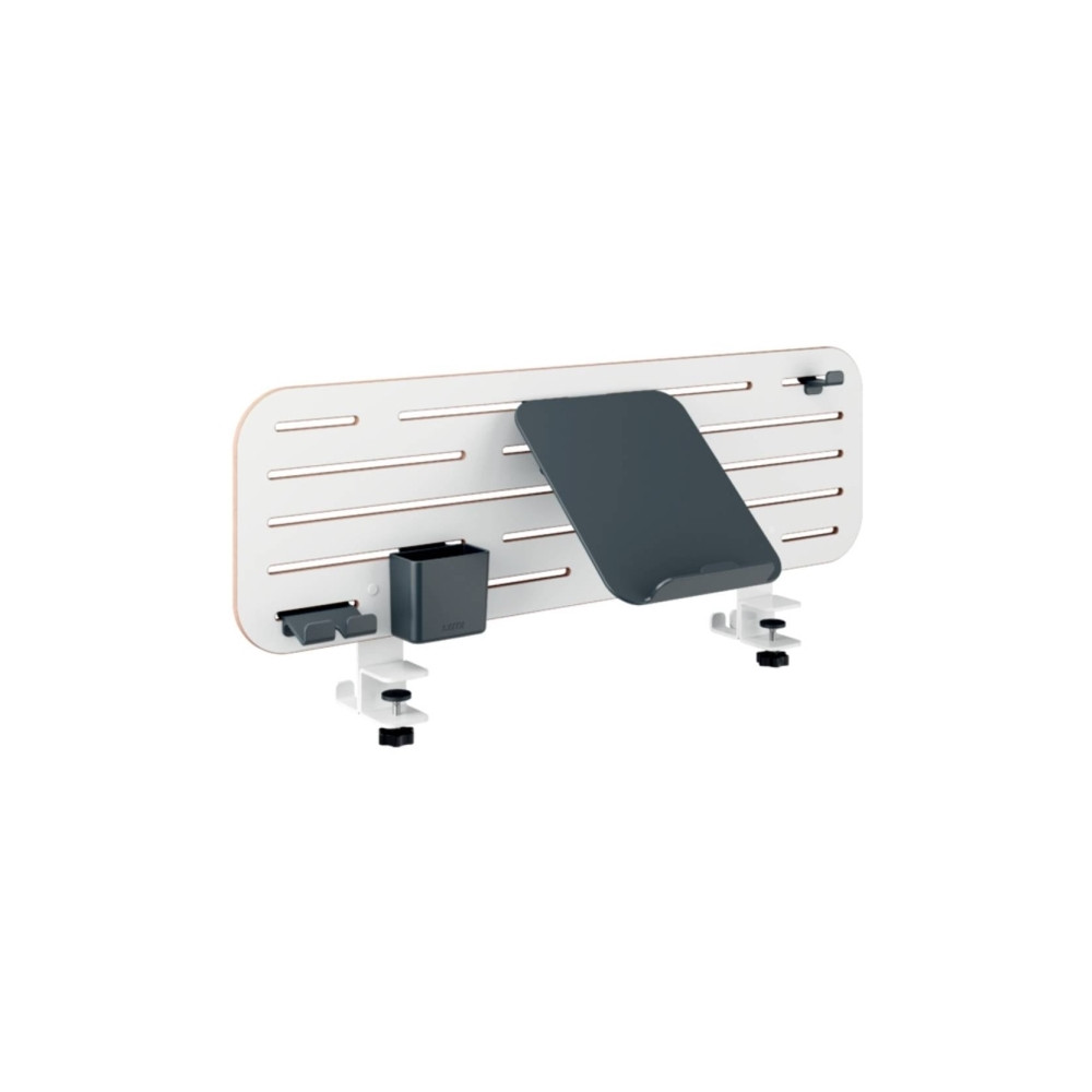 Produktbild för Leitz Ergo - pegboard skrivbord organiserare - 2 krokar - vit