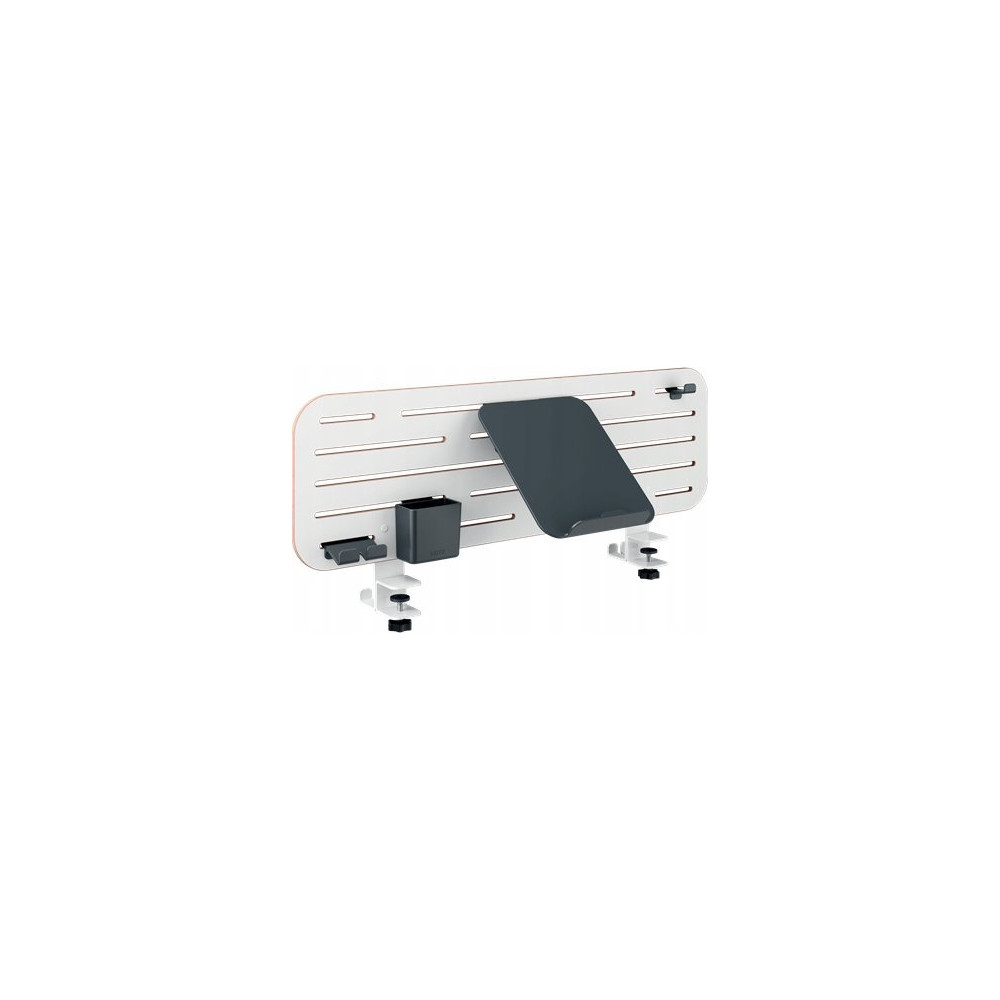 Produktbild för Leitz Ergo - pegboard skrivbord organiserare - 2 krokar - vit