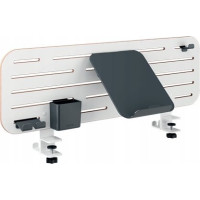 Produktbild för Leitz Ergo - pegboard skrivbord organiserare - 2 krokar - vit