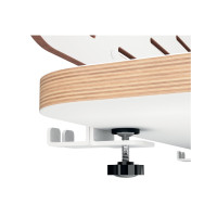Produktbild för Leitz Ergo - pegboard skrivbord organiserare - 2 krokar - vit
