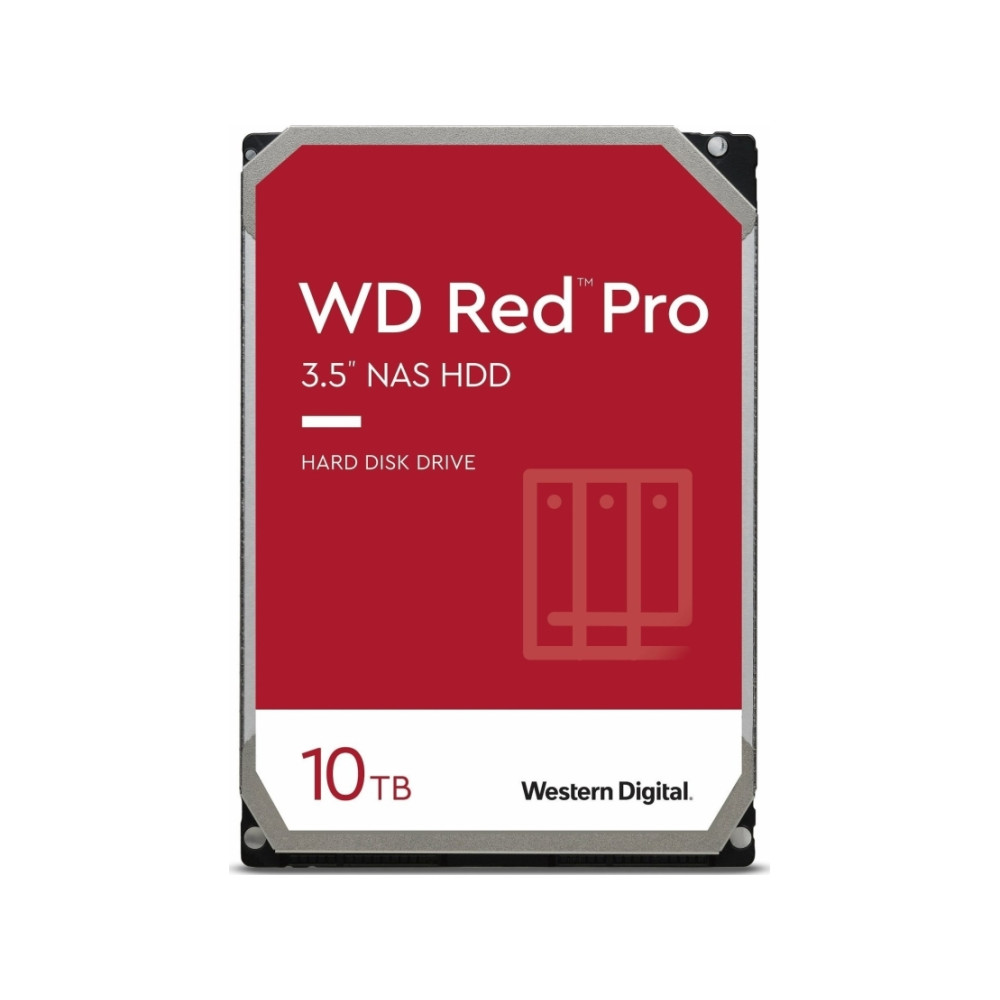 Produktbild för WD Red Pro WD103KFBX - hårddisk - Enterprise - 10 TB - SATA 6Gb/s
