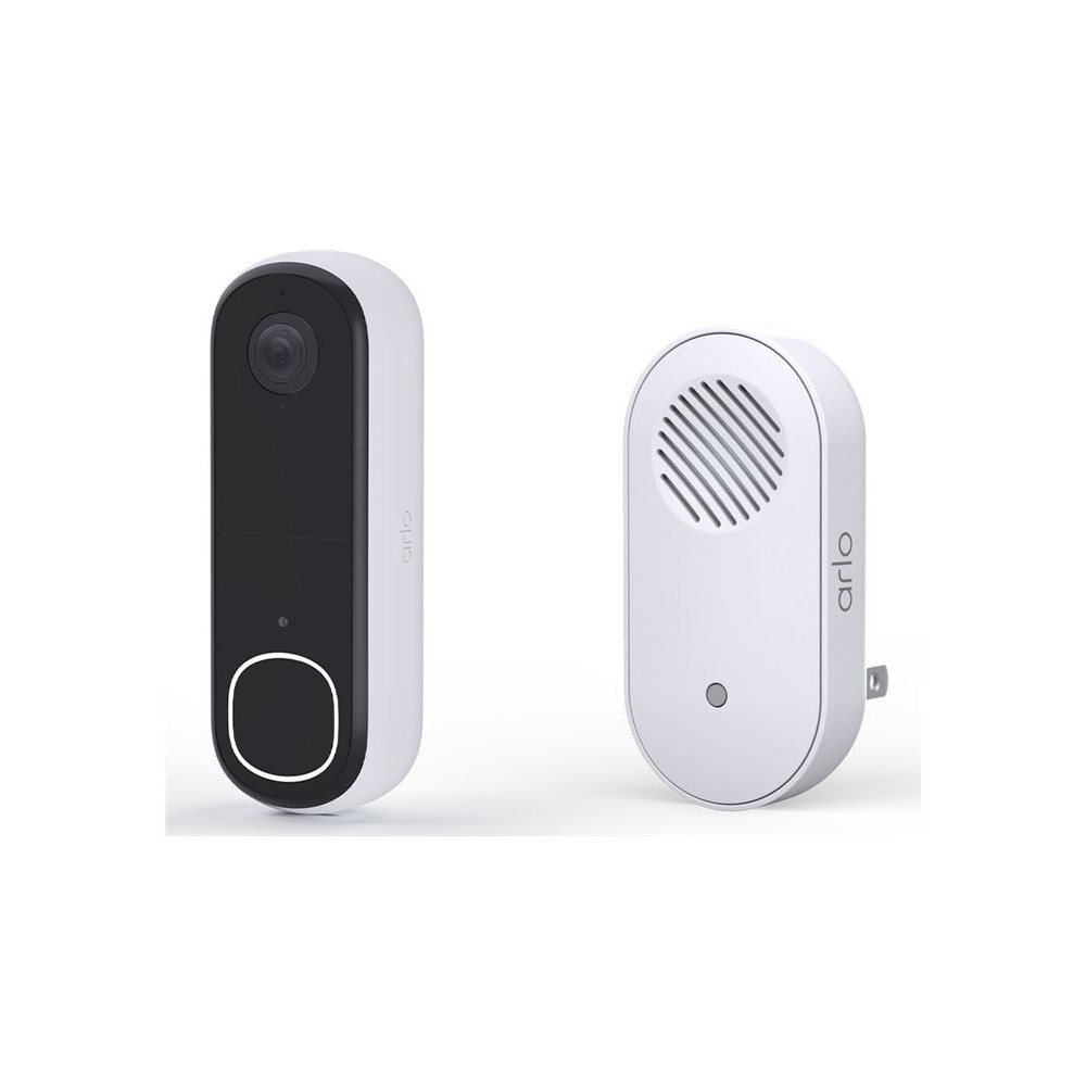 Produktbild för Arlo Video Doorbell 2K (2nd Generation) - smart dörrklocka - Wi-Fi