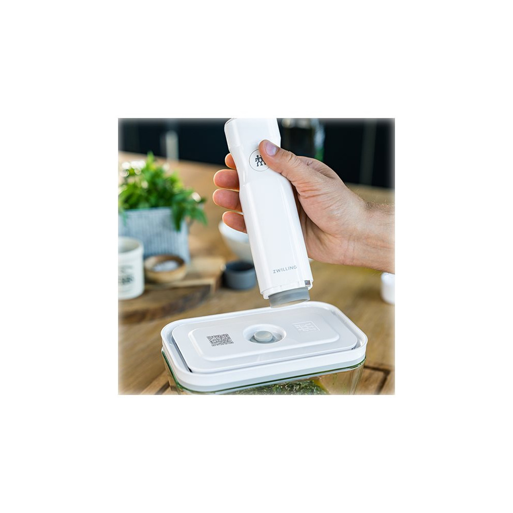 Produktbild för Zwilling Fresh & Save handhållen vakuumpåsförslutare - vit