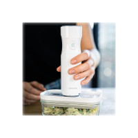 Produktbild för Zwilling Fresh & Save handhållen vakuumpåsförslutare - vit