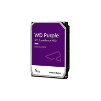 Produktbild för WD Purple WD64PURZ - hårddisk - 6 TB - övervakning - SATA 6Gb/s