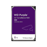 Produktbild för WD Purple WD64PURZ - hårddisk - 6 TB - övervakning - SATA 6Gb/s