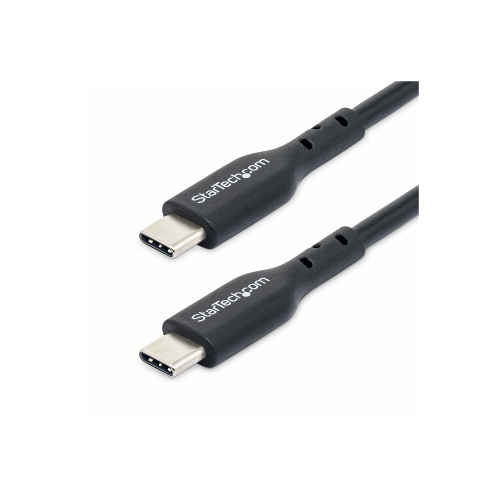 Produktbild för StarTech.com 2m (6ft) USB C Charging Cable, USB-C Cable, USB 2.0 Type-C Laptop Charger Cord, 60W 3A Power Delivery, TPE Jacket, USB-C Data Transfer Cable, M/M - USB typ C-kabel - USB-C till USB-C - 2 m