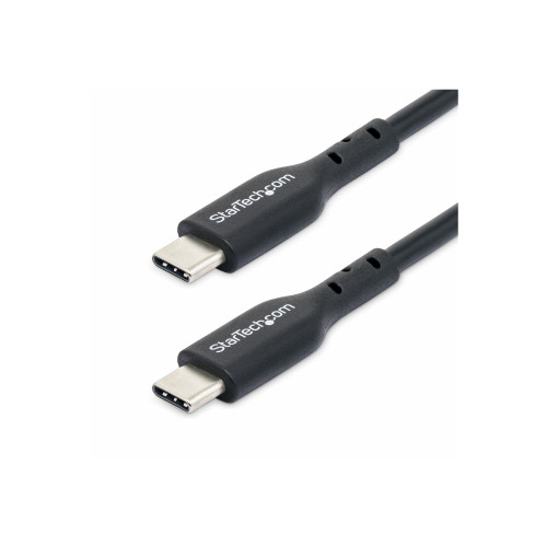 StarTech.com StarTech.com 2m (6ft) USB C Charging Cable, USB-C Cable, USB 2.0 Type-C Laptop Charger Cord, 60W 3A Power Delivery, TPE Jacket, USB-C Data Transfer Cable, M/M - USB typ C-kabel - USB-C till USB-C - 2 m