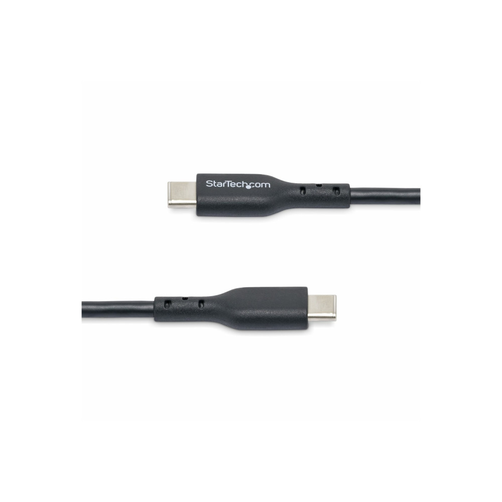 Produktbild för StarTech.com 2m (6ft) USB C Charging Cable, USB-C Cable, USB 2.0 Type-C Laptop Charger Cord, 60W 3A Power Delivery, TPE Jacket, USB-C Data Transfer Cable, M/M - USB typ C-kabel - USB-C till USB-C - 2 m