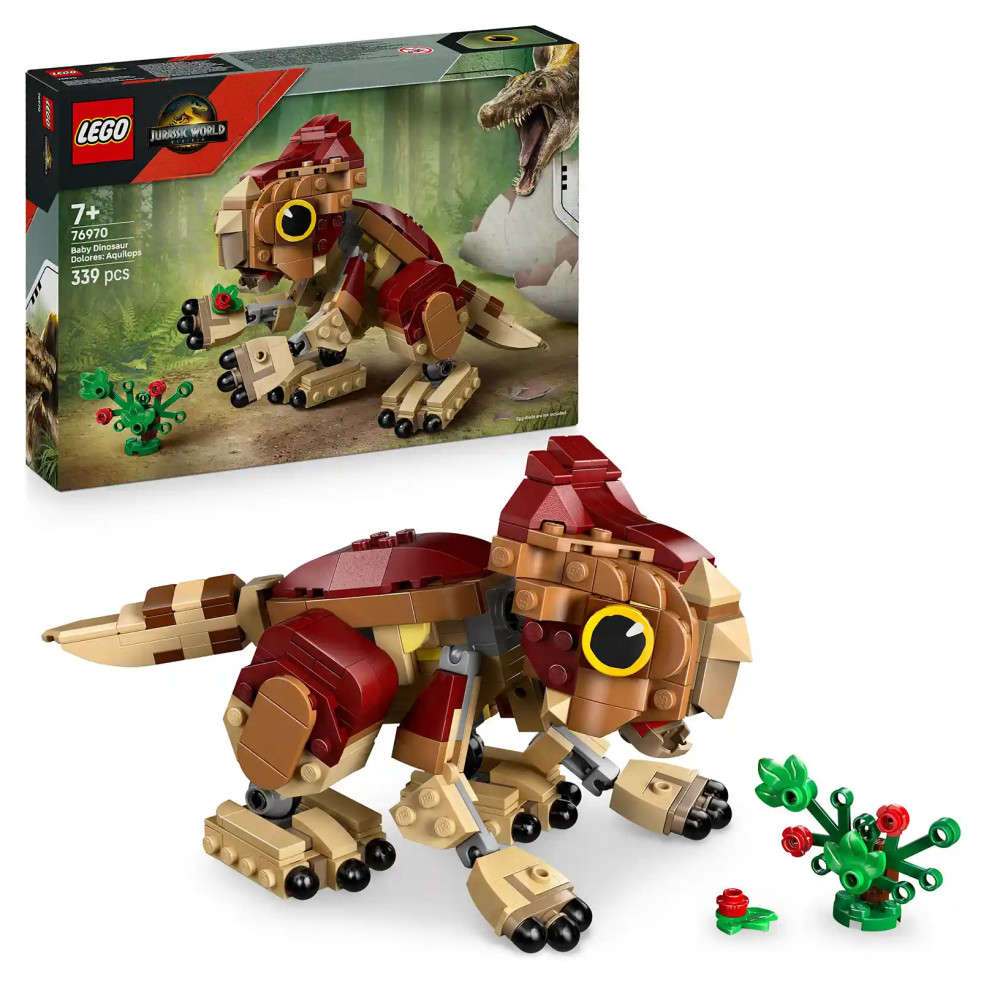Produktbild för LEGO® Jurassic World  76970 Dinosauří mládě Dolores: Aquilops