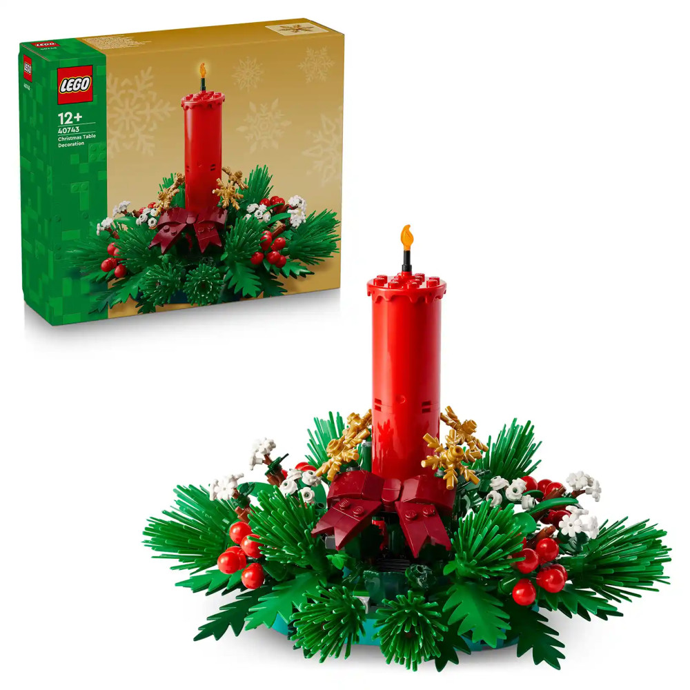 Produktbild för LEGO® Iconic 40743 Vánoční dekorace na stůl