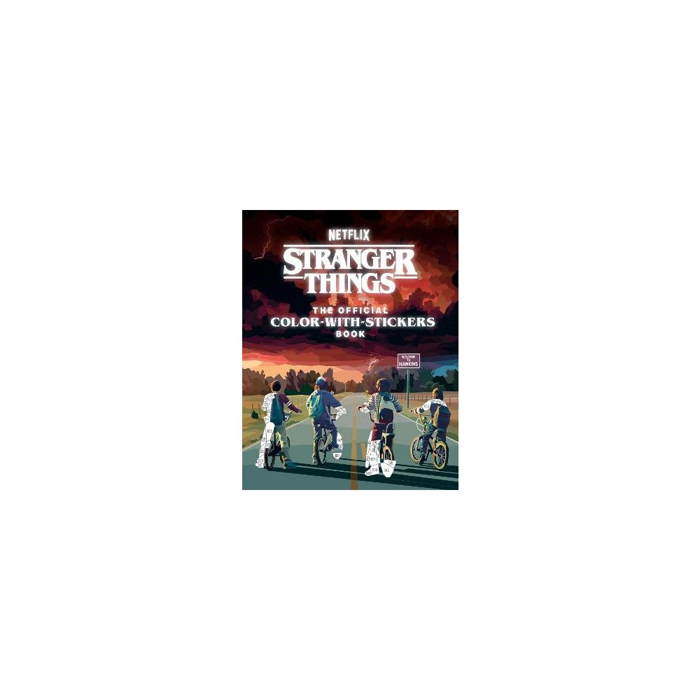 Produktbild för Stranger Things: The Official Color-with-Stickers Book (häftad, eng)