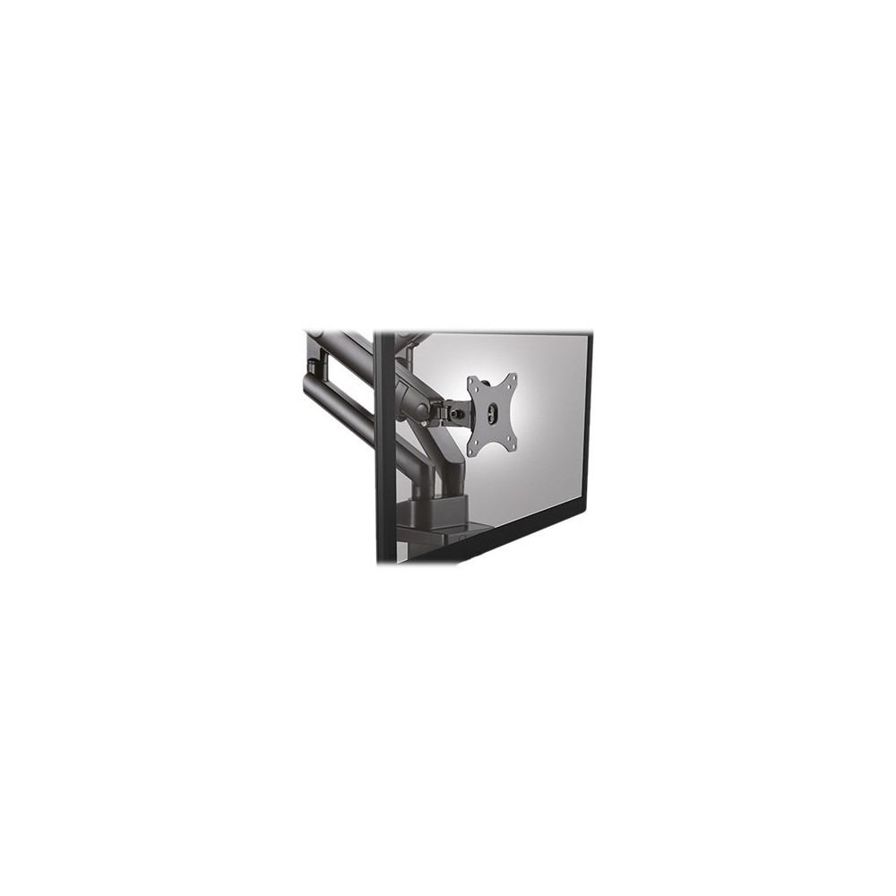 Produktbild för ICY BOX IB-MS314-T monteringssats - justerbara dubbla armar - för 2 monitorer - svart