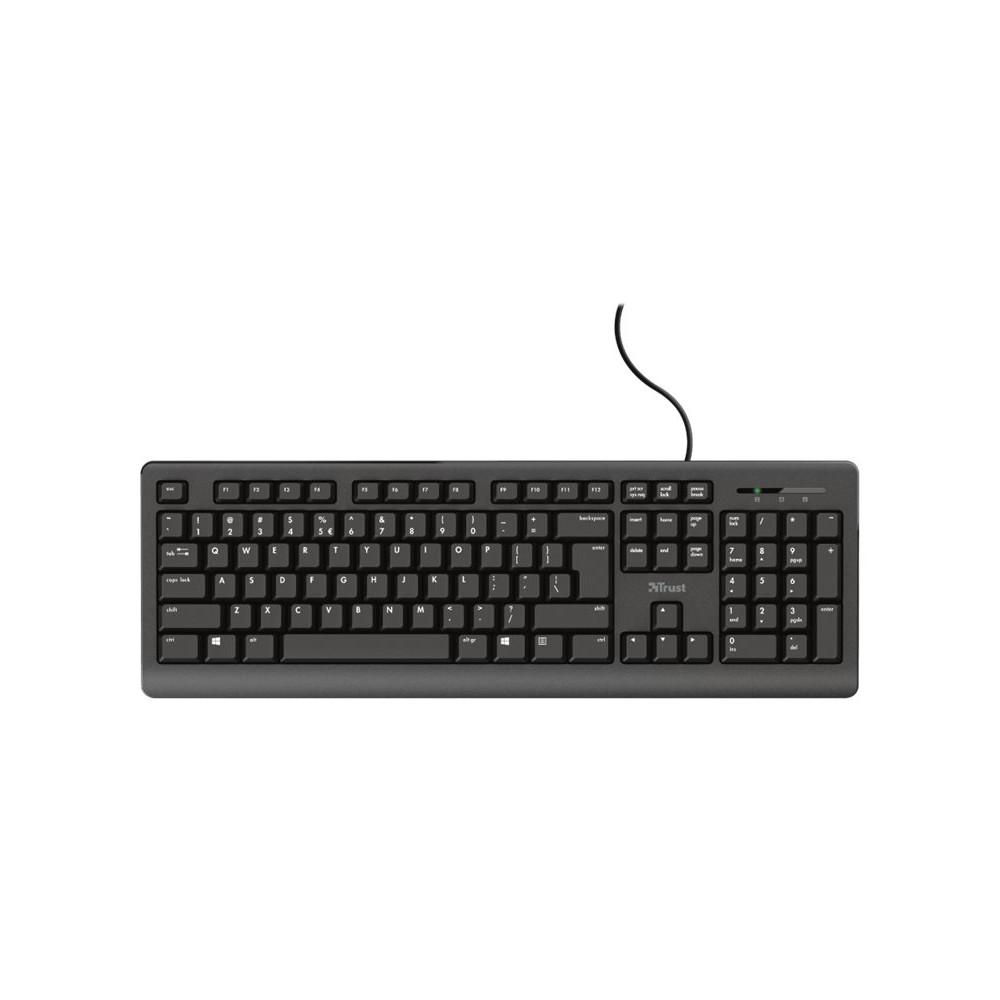 Produktbild för Trust TK-150 - tangentbord - QWERTZ - tysk Inmatningsenhet