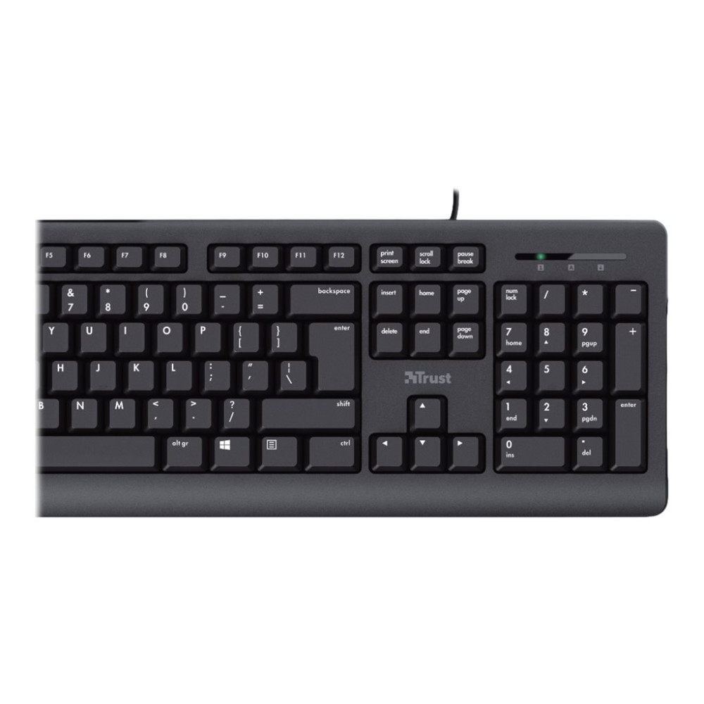 Produktbild för Trust TK-150 - tangentbord - QWERTZ - tysk Inmatningsenhet
