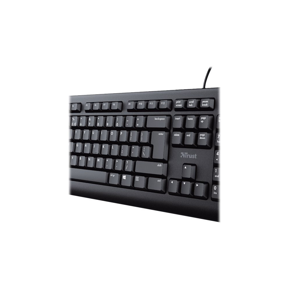 Produktbild för Trust TK-150 - tangentbord - QWERTZ - tysk Inmatningsenhet