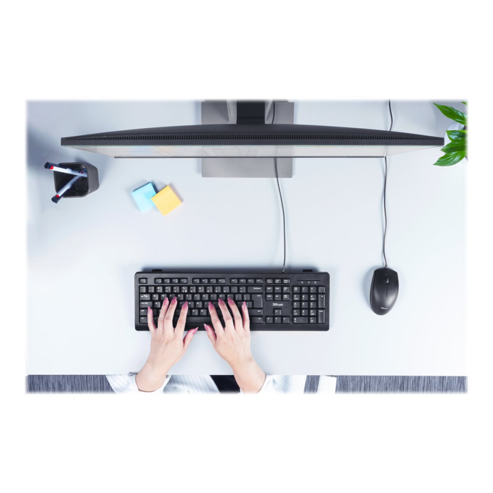 Produktbild för Trust TK-150 - tangentbord - QWERTZ - tysk Inmatningsenhet