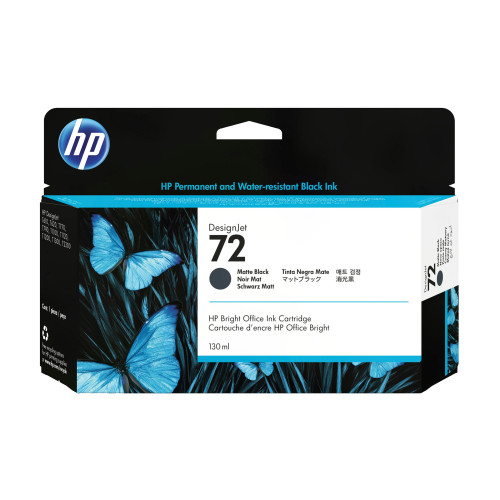 HP HP 72 - mattsvart - original - bläckpatron