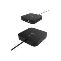 Produktbild för i-Tec - dockningsstation - USB-C 3.1 / Thunderbolt 3 - HDMI, DP++ - 1GbE