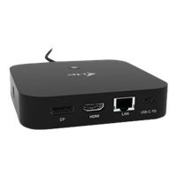 Produktbild för i-Tec - dockningsstation - USB-C 3.1 / Thunderbolt 3 - HDMI, DP++ - 1GbE