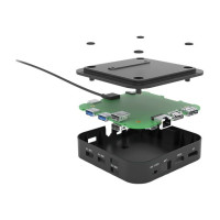 Produktbild för i-Tec - dockningsstation - USB-C 3.1 / Thunderbolt 3 - HDMI, DP++ - 1GbE