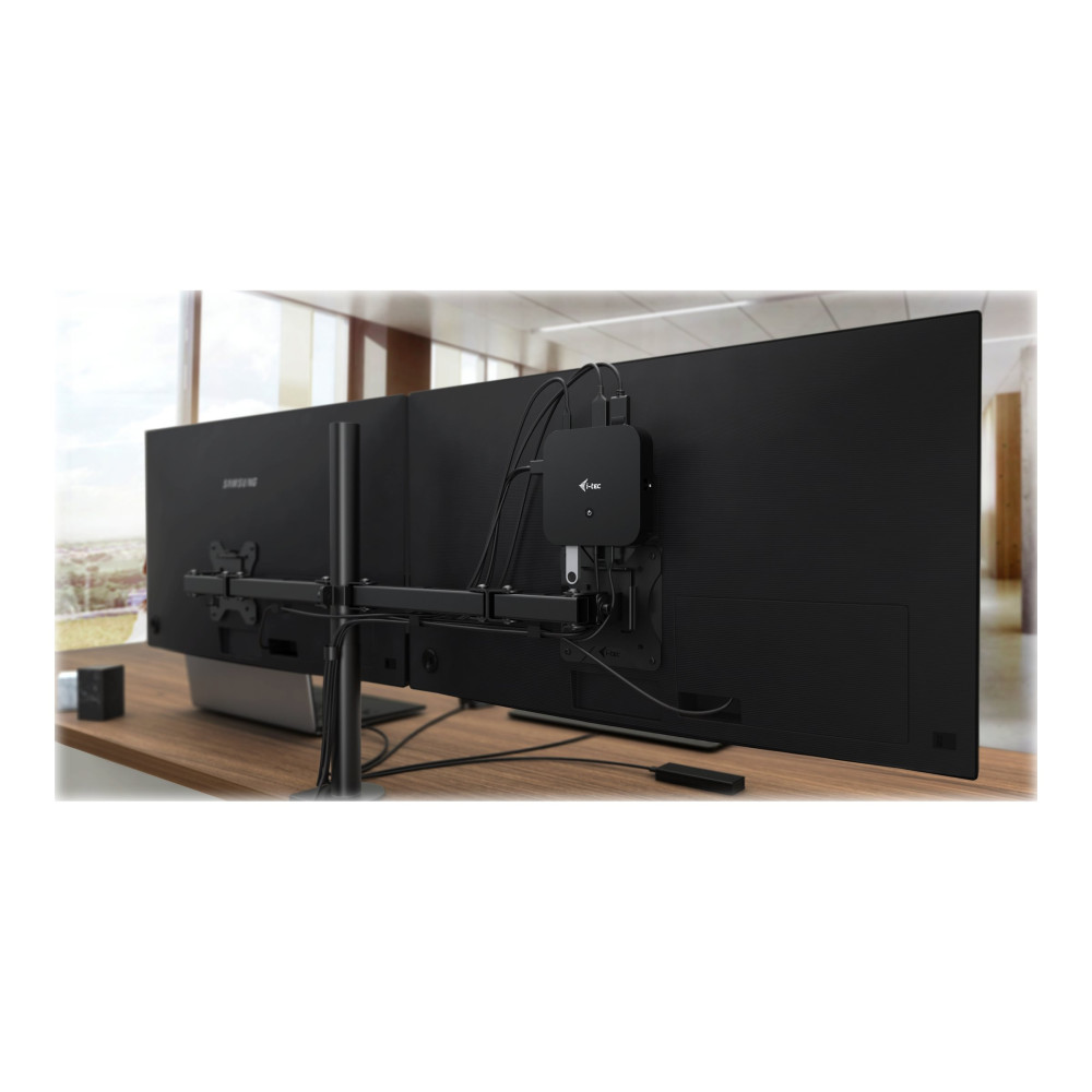 Produktbild för i-Tec - dockningsstation - USB-C 3.1 / Thunderbolt 3 - HDMI, DP++ - 1GbE