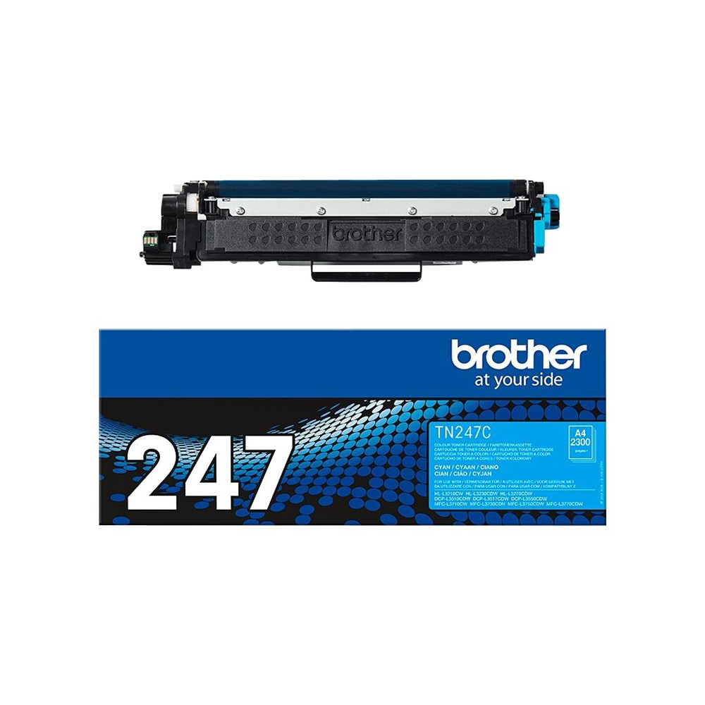 Produktbild för Brother TN247C - cyan - original - tonerkassett