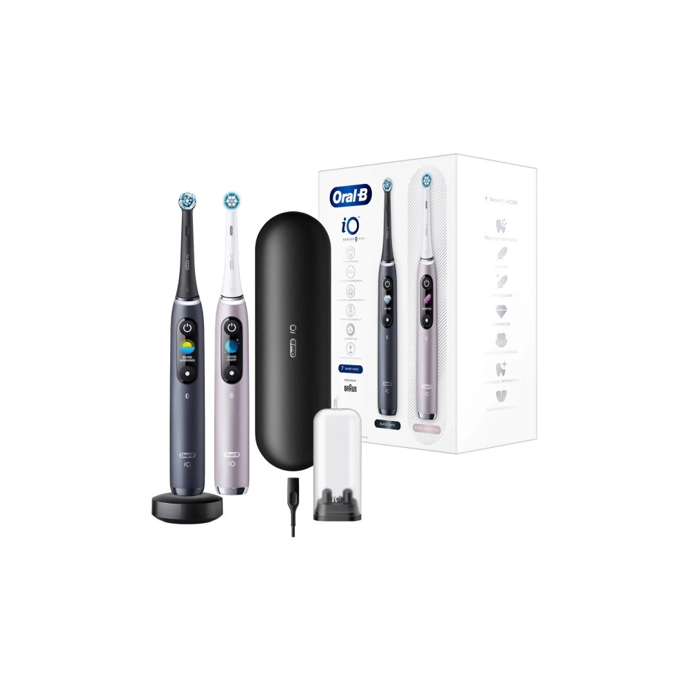 Produktbild för Oral-B iO 9, Vuxen, Roterande tandborste, Daglig vård, Gum o...